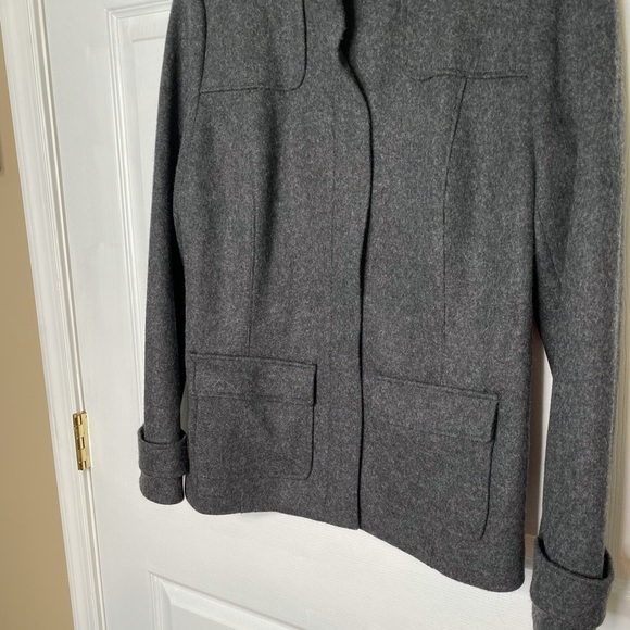 Boden Gray Wool Long Sleeved Jacket Size US8 - Picture 3 of 9